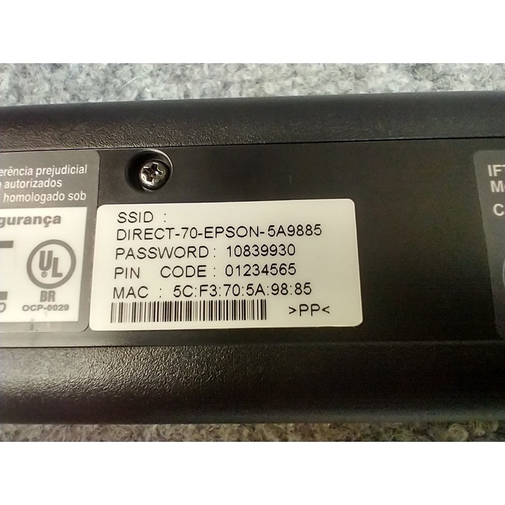 Epson WorkForce ES-60W Wireless Portable Color Document Scanner Black works - Picture 7 of 9